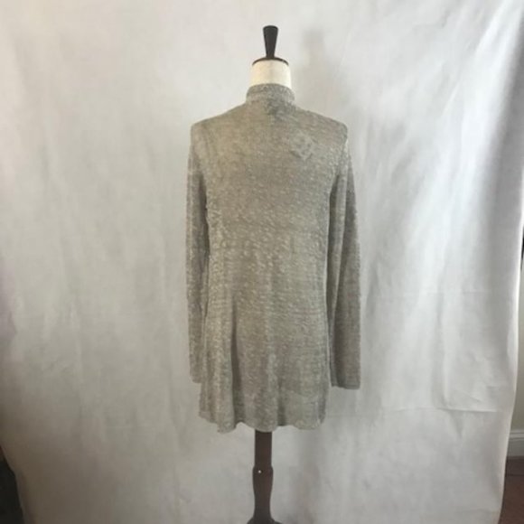 NWT Cynthia Rowley Long Sleeve Lightweight Open-Stitched Cardigan Size L - Picture 2 of 13